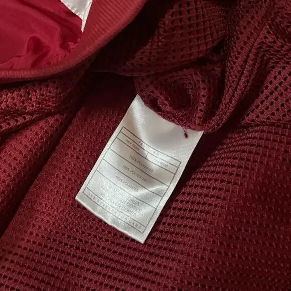 90s Nike Team Alabama Crimson Tide Clima Fit Windbreaker Pullover Jacket